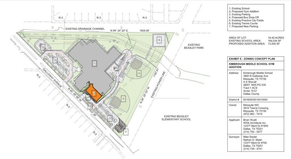Mesquite Council OKs zoning change for middle school